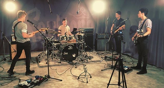 SoultoneCymbals's tweet photo. #soultonecymbals artist Drew Brendli and his band @thecatching at our studio today.
#soultone #cymbals #drummerfam #liveband #thecatching #losangeles #cymbalporn #drums #drummer #studiorecording https://t.co/5LYKPvbvCO https://t.co/alhixiDcDd