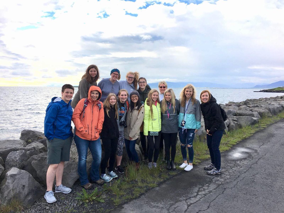 WeGoDirBrittan's tweet photo. Saints exploring the city of Reykjavík https://t.co/0YgHBWCNkV