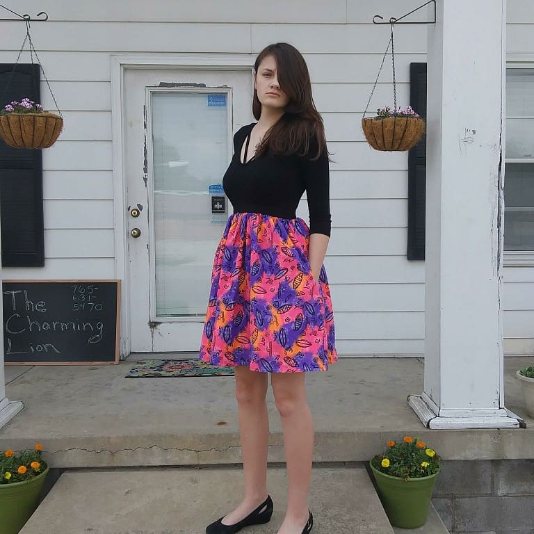 model_bailey's tweet photo. The Pride Skirt was handmade in Anderson, Indiana and is stylish and lightweight. It was made to represent the bisexual pride flag! Make it yours today or gift it to someone special! Happy pride month everyone!
#SmallBusiness #smallbiz #pridemonth #lgbtq #bisexual https://t.co/do5EqIxzzJ