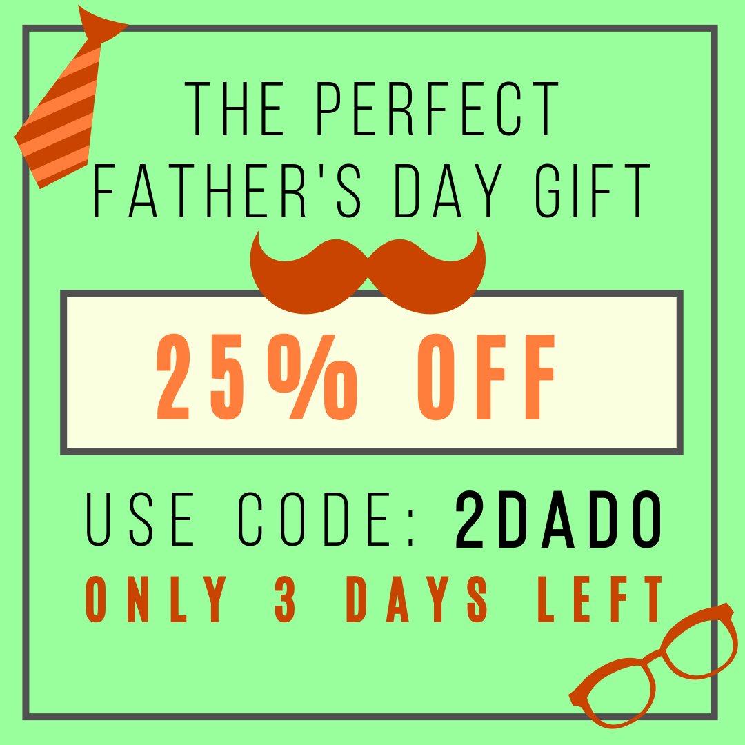 QuickFlics's tweet photo. 3 days left for you to get 25% off all QuickFlics products before Father's Day! Shop now with the code 2DAD0; https://t.co/BCL5Z6ls1X https://t.co/Ie0TXH5wiI
