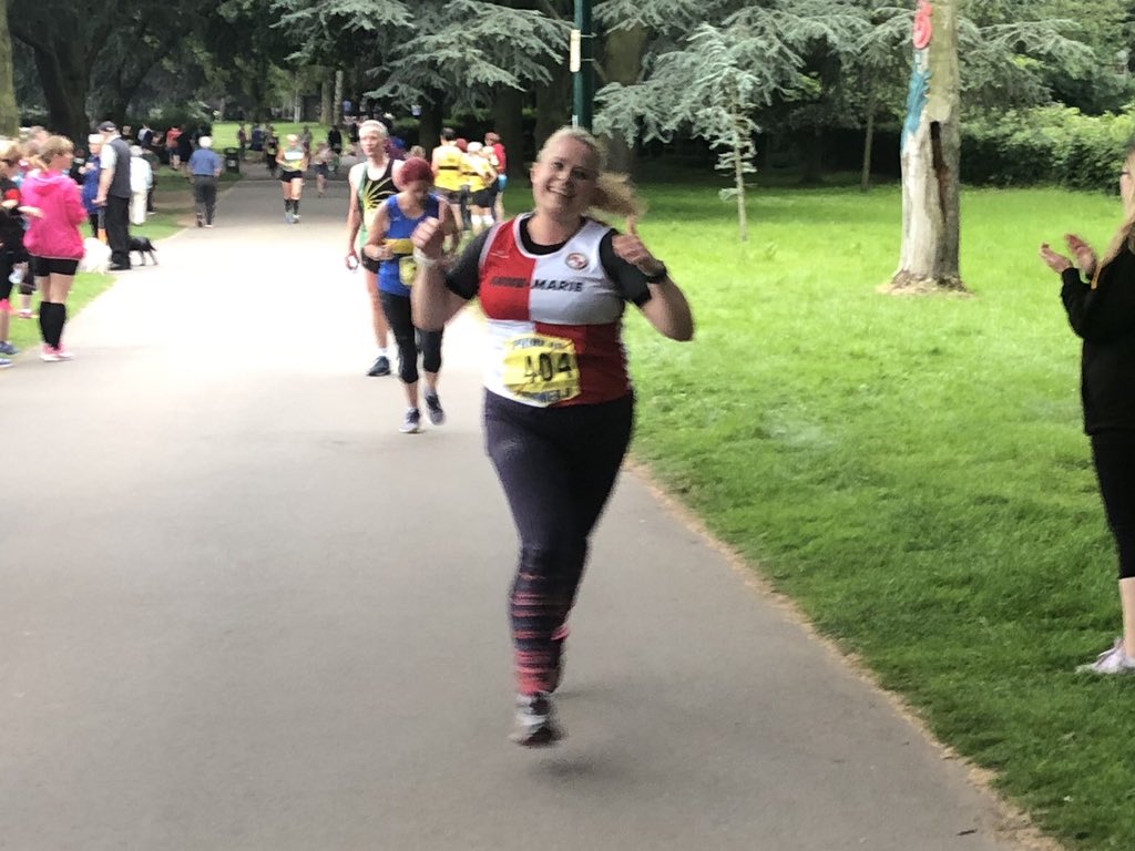binkybunny7's tweet photo. Legs felt heavy after yesterday’s 10 mile run but dragged myself round the @sphinxac #Summer5 race tonight. Loved the usual @Massey_Runners support too #gomasseys #myrunningfamily 😍🏃🏼♀️👏🏻 https://t.co/t8wfKylVK7