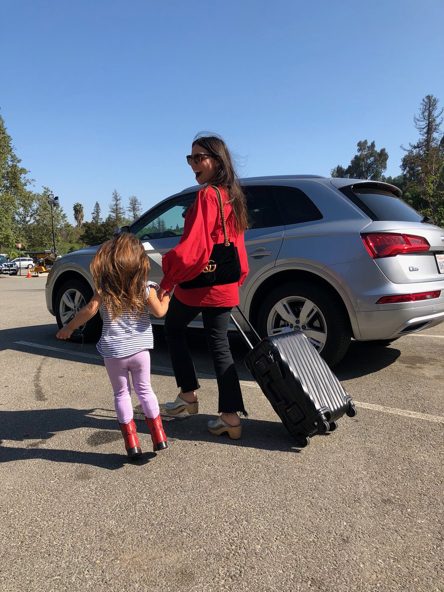 literally had the easiest travel experience with Harley thanks to <a href="/Silvercar/">Silver Car</a>. 🙌🏼 We got picked up at the airport, and a beautiful clean Audi with a high-end car seat for her was right there waiting for us! We had so much fuuuuuun! #SilvercarPartner #DiscoverSomethingBetter