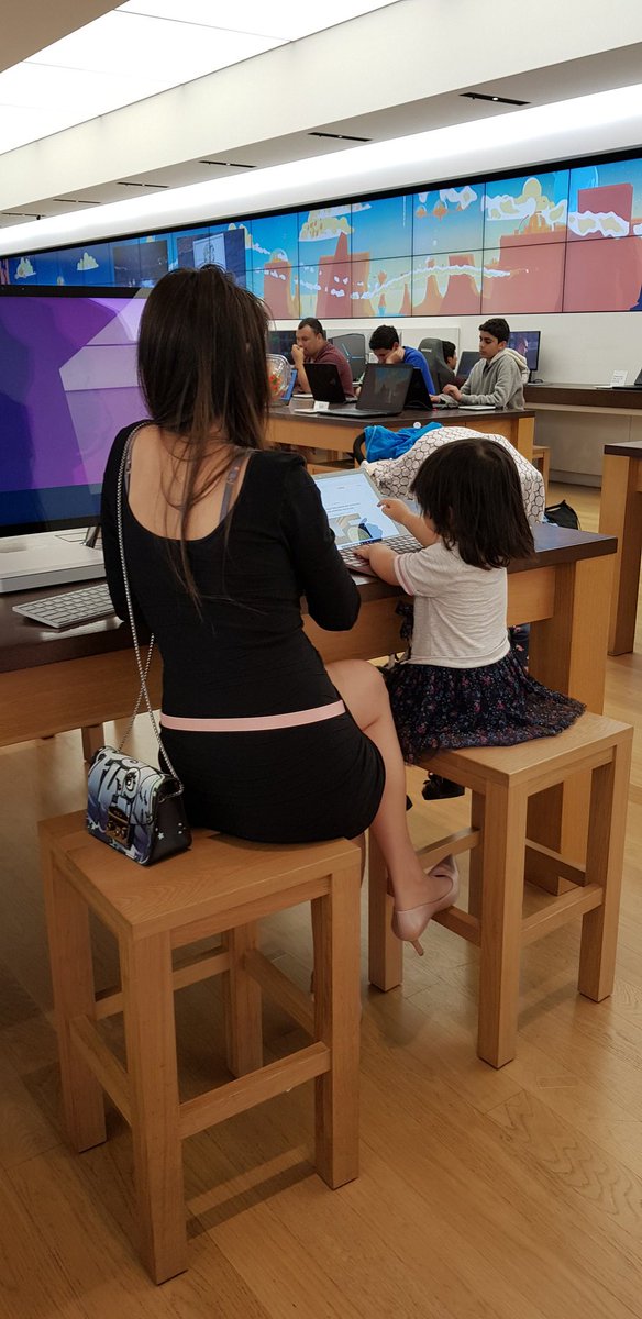 KolhapureShweta's tweet photo. @surface Lol thank you super made our day! Btw she loves #surface more than her toys so be it at home or at a mall just doesn't leave the devices! And your staff at Tyson's corner centre was so so amazing thank you! https://t.co/FpGdshiqVA