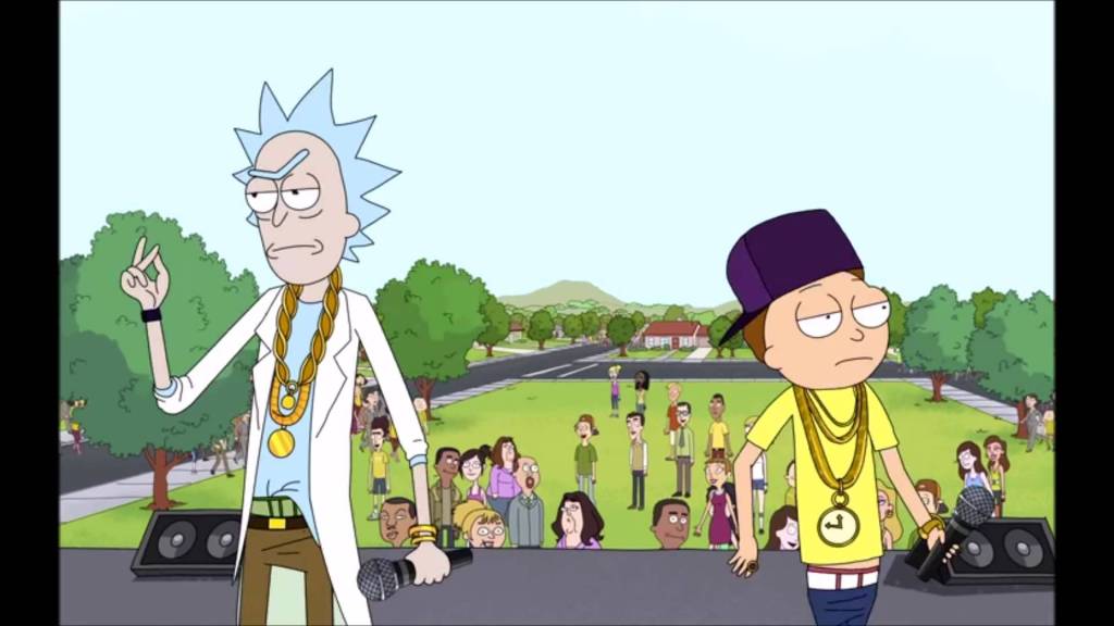 Happy birthday Yeezy from Rick and Morty!  