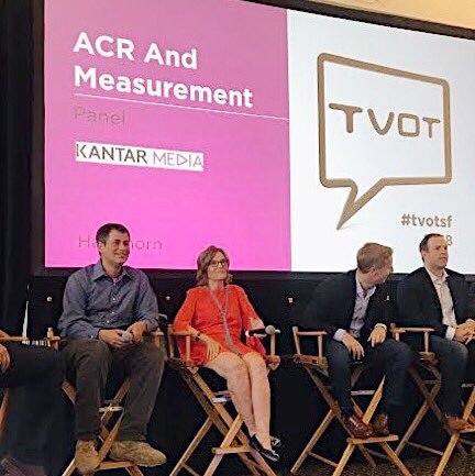 inscapetv's tweet image. Inscape founder Zeev Neumeier discussing the democratization of data and benefits of #AutomaticContentRecognition at #TVOTSF