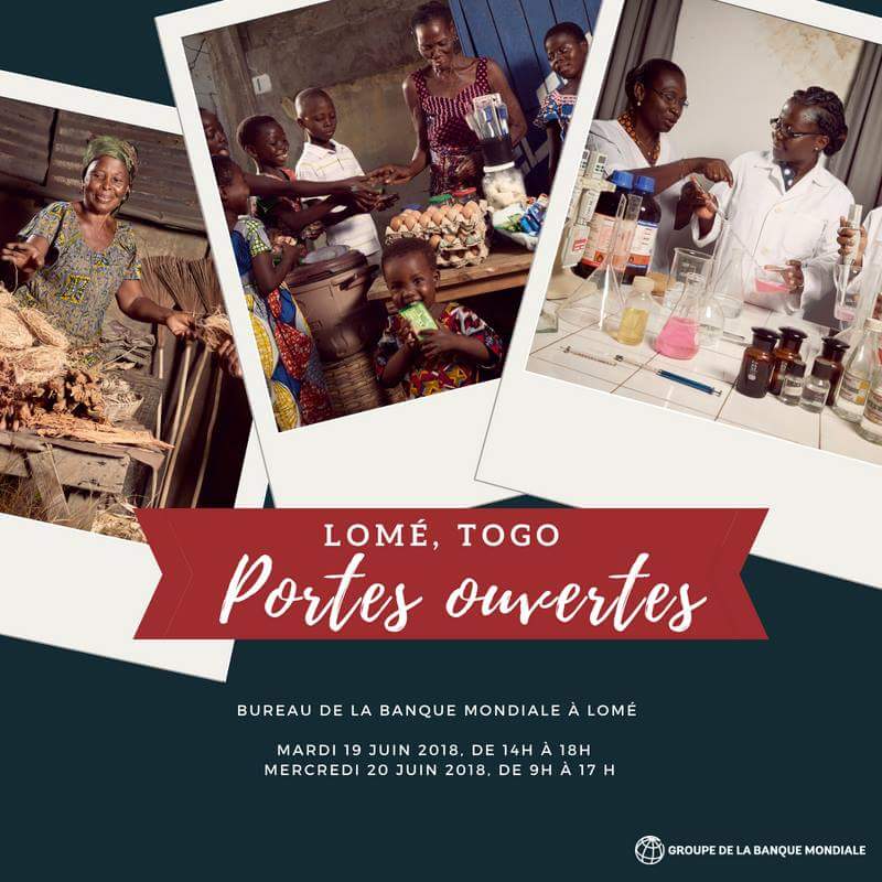 aic_perspectiv's tweet photo. Portes ouvertes : bureau de la Banque Mondiale à Lomé les 19 et 20 juin 2018 https://t.co/HH88norjCn
