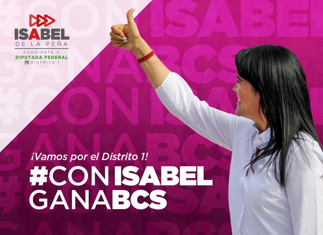 isabeldlp2018's tweet photo. El mejor futuro para #BajaCaliforniaSur lo decides tú, este 1ro. de Julio.
Vamos unidos por mejores propuestas que beneficien la calidad humana de nuestros #Sudcalifornianos.
#ServirteEsMiPasión #Distrito01Federal #IsaEnCampaña https://t.co/LqrLjgZPyl