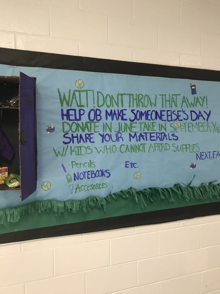 Mrs. Fazio 💜 on Twitter "Donate in June! Take in September! OBHS don