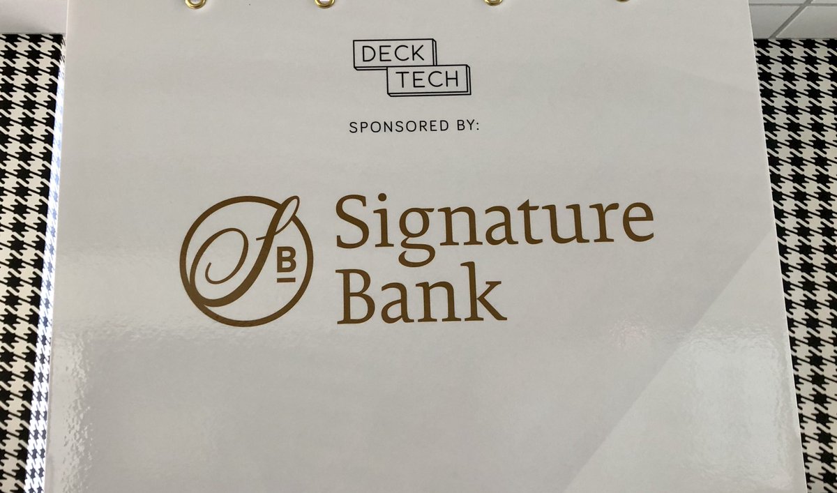 cleverbridge's tweet photo. If you see someone from @SignatureBnkChi, @SpiaggiaChicago & @jakemelnicks at #ChiDeckTech, be sure to thank them for sponsoring tonight’s event! https://t.co/S2CR0s402Y