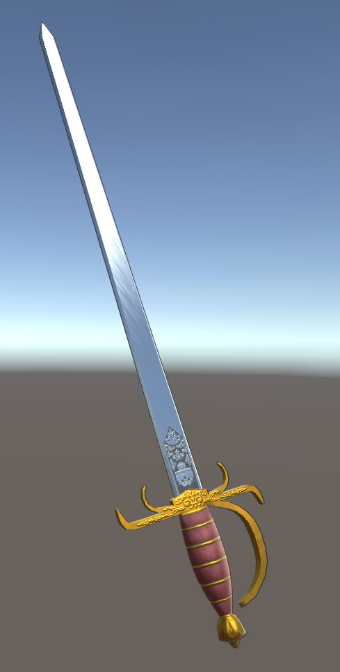 ValencioGame's tweet photo. This is the sword wielded by our brave protagonist Luis, the saviour of his kingdom

It was made by one of our talented modellers. Who else is ready to fight monsters with this mighty sword? I know I am!

#indiedev #gamedev #madewithunity #unity3d #Valencio https://t.co/kOU4tO6tOD