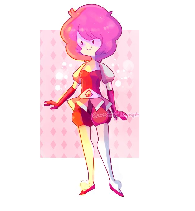 waterfallsnymph's tweet photo. PB as Pink Diamond #princessbubblegum #adventuretime https://t.co/XY6CoeEADD