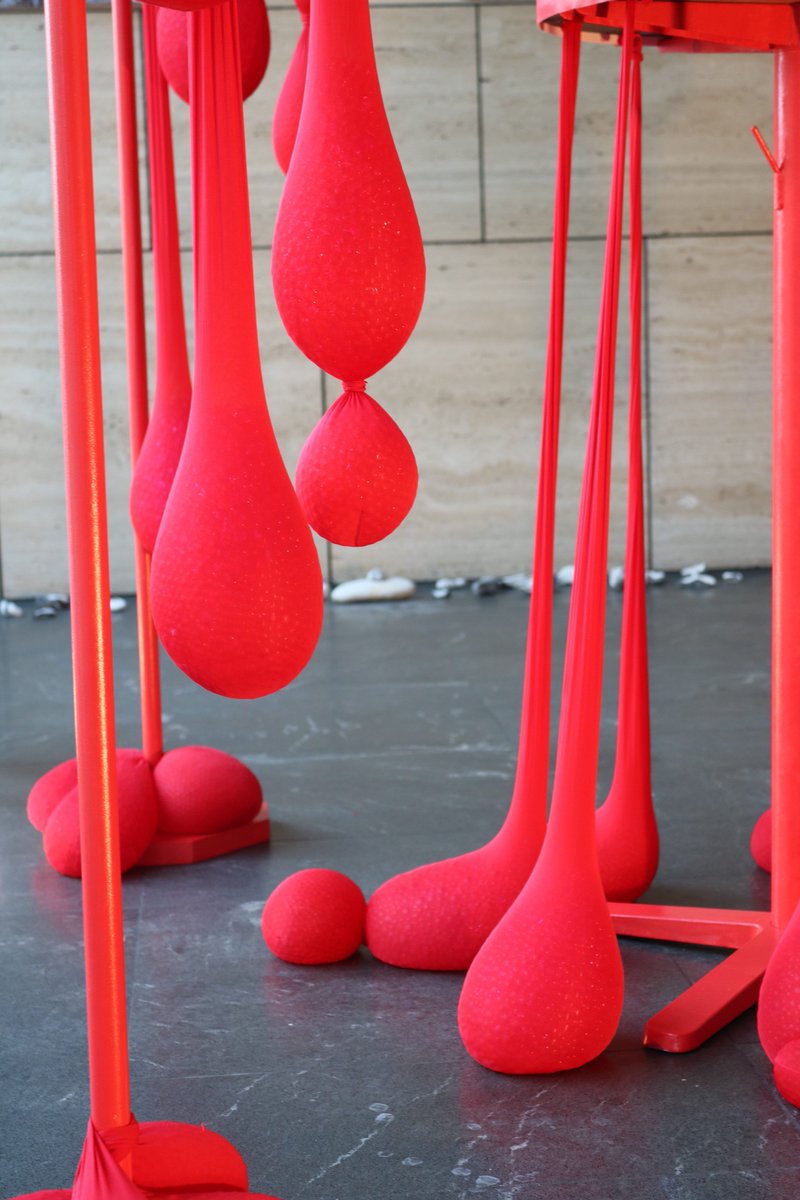 SLSAeurope's tweet photo. The Red Nature of Mammalga by Naja Ryde Ankarfeldt, Amanda Baum & Rose Leahy, exhibited as part of the art programme @SLSAeurope GREEN
#SLSAGREEN #SLSAeu #green2018 https://t.co/86Rb2mP6UF