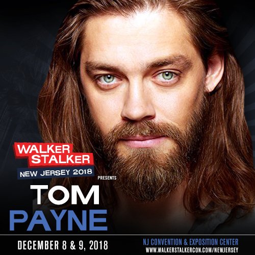 TomPayneNews's tweet photo. Tom Payne will attend Walker Stalker New Jersey on December 8 &amp; 9, 2018. #TomPayne #WSCNJ https://t.co/AlOQ97vypK