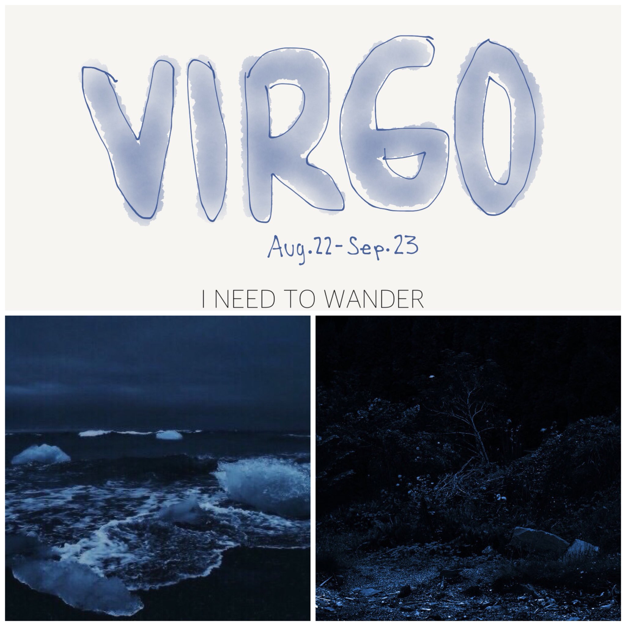 Buy Virgo Zodiac Sign Aesthetic Collage Wallpaper Virgo Iphone Online in  India  Etsy