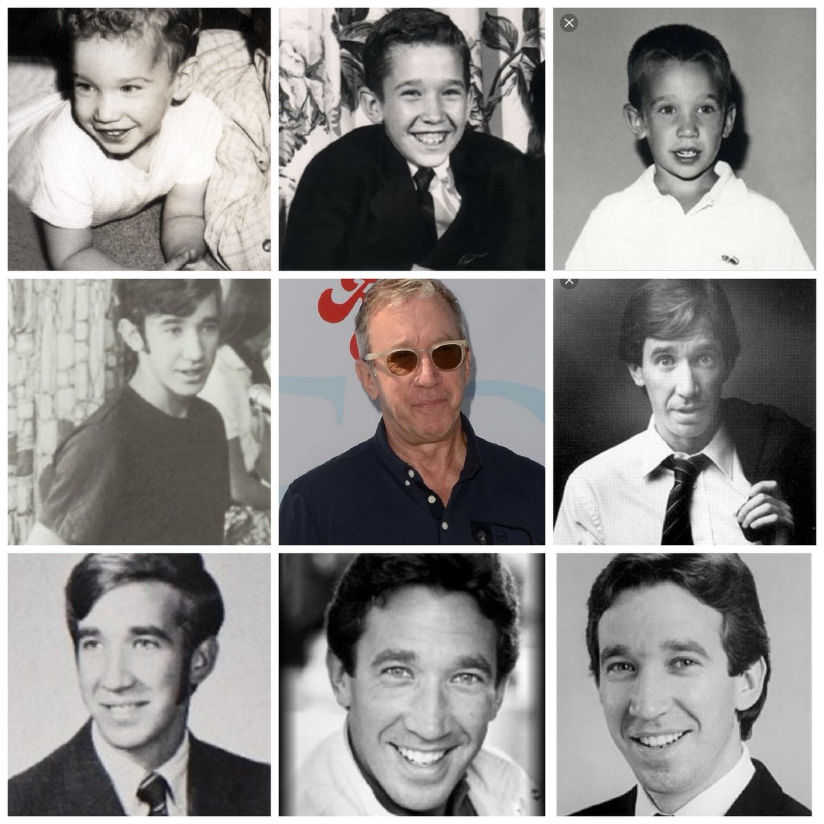 FanaticsTim's tweet photo. #TimAllenFanaticsFacebookGrp has been celebrating @ofctimallen 65th bday today. Hope #TimAllen has had a day filled with laughter! I made this collage of Tim thru the years.
#LastManStanding #HomeImprovement
#standupcomedy
#movies
#author https://t.co/Xsbiaznmws