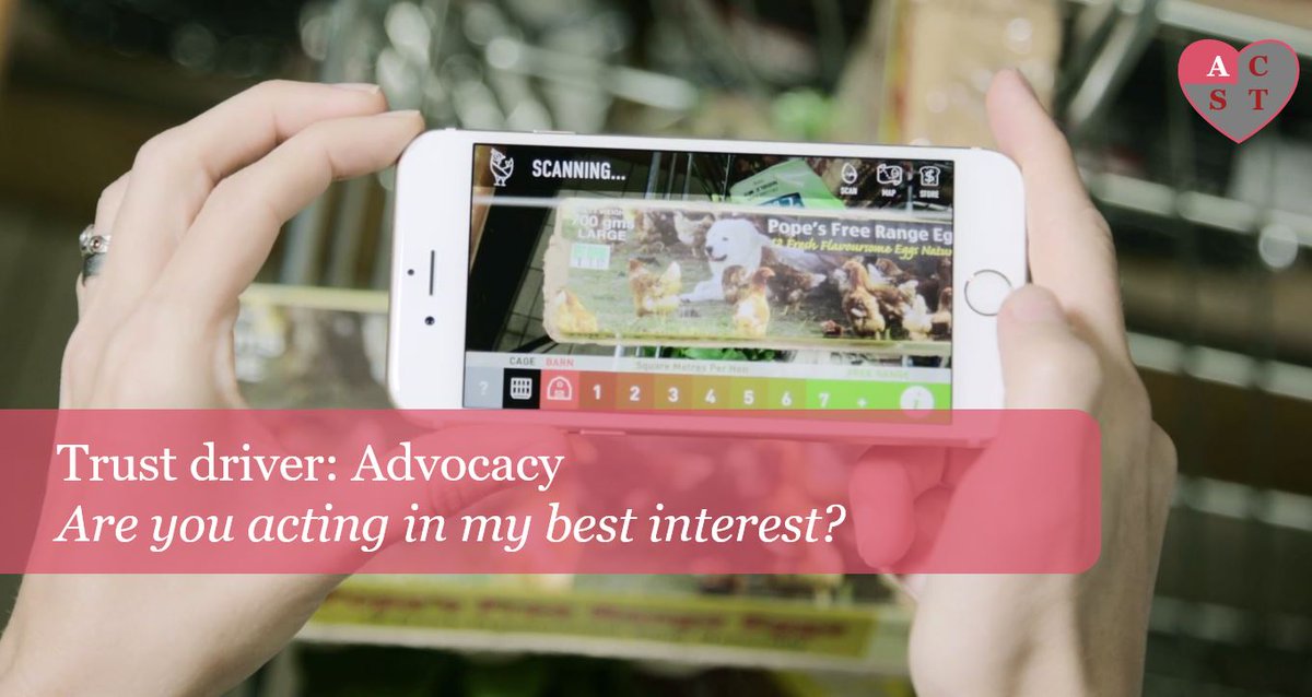 PwC_AU's tweet photo. A great Australian example of the first pillar Advocacy is @choiceaustralia #CluckAR app. @Meganbrownlow #pwcoutlook #m360 https://t.co/TPcphQDrUu