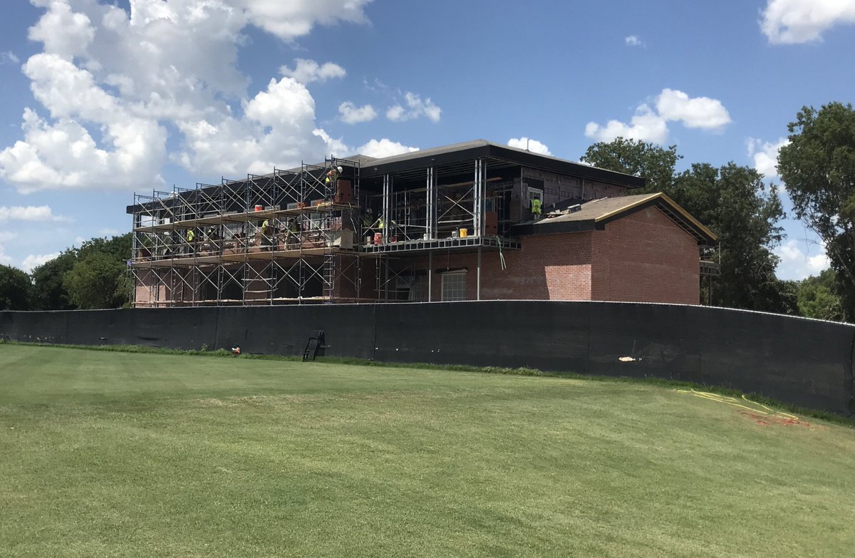 Outside coming along well!  <a href="/BaylorWGolf/">Baylor Women's Golf</a> <a href="/BaylorMGolf/">Baylor Men's Golf ⛳️</a>
