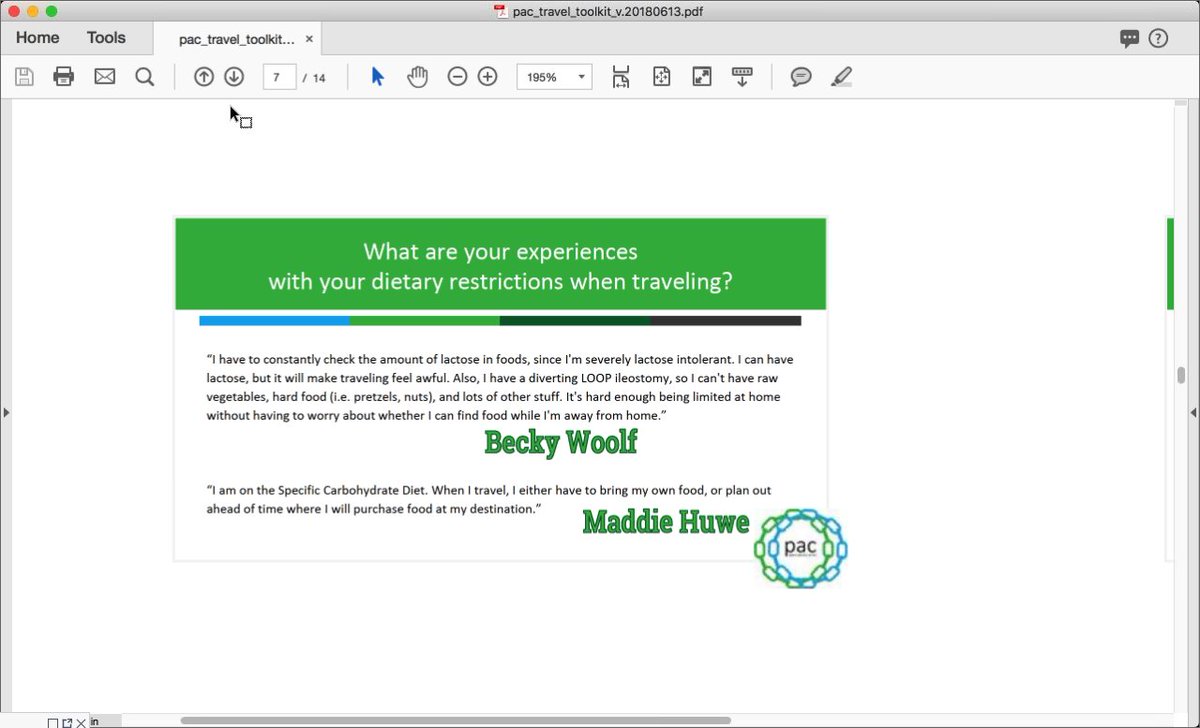 sarituno's tweet photo. Previewing new #ibdtool created by @ICNPatients - the Travel Toolkit will be shared with @ImproveCareNow community members soon (sign up at https://t.co/uGivU4oLT0) #icnvcc #ibd #travel #PACimPACts https://t.co/tBeNqggF7S
