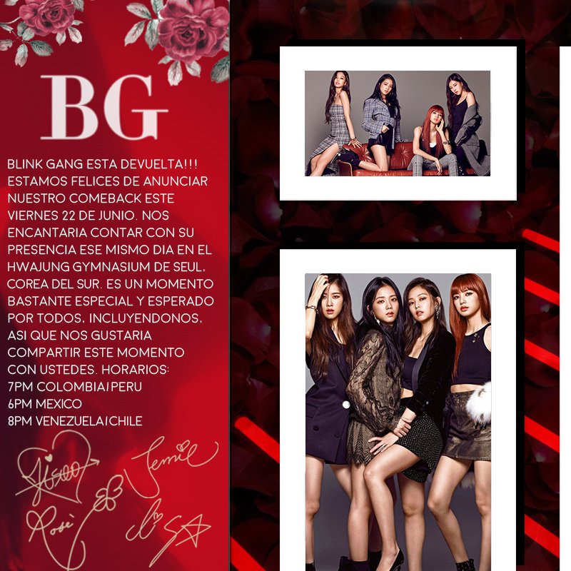 bIinkgang's tweet photo. Aquí está la información actualizada de nuestro evento y cb stage. Nos encantaría contar con la presencia de todos. Cualquier duda o inquietud nos la pueden hacer saber en nuestros mensajes. El ht es: #BGComeback ¡Nos vemos allá! 🖤 https://t.co/MU5KsDK6je