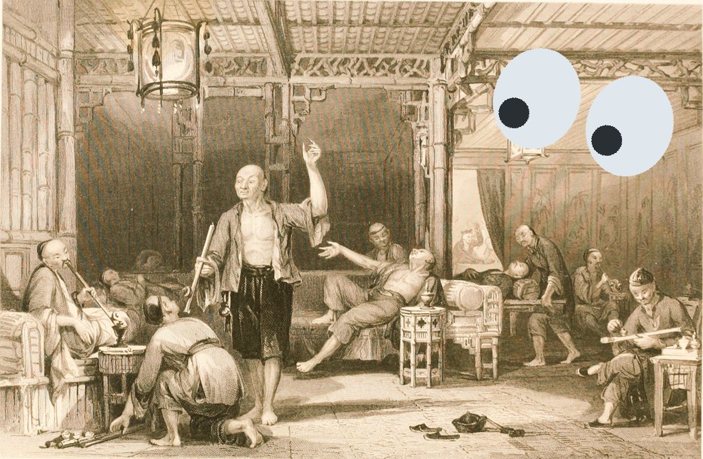 They obtained exclusive rights from Great Britain to market opium to Shanghai and Hong Kong from which the queen received a healthy share of the millions of dollars of profit. By 1890, about 10 percent of China's total population were opium smokers.