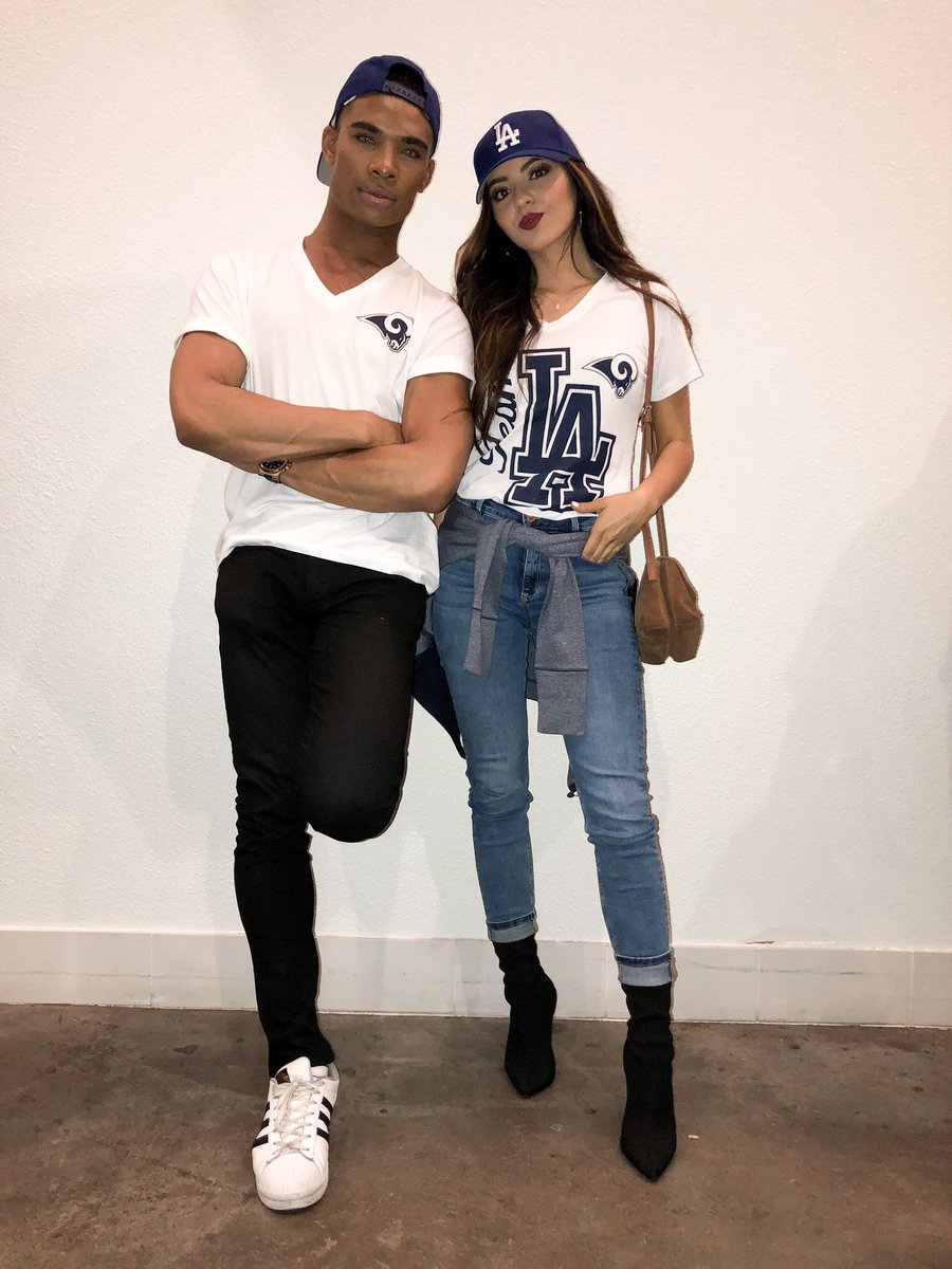 NapoleonJinnies's tweet photo. Lastnight game was dope! Thanks for having us @Dodgers #RamsCheer #LAdodgers https://t.co/0vMZdQOfvQ