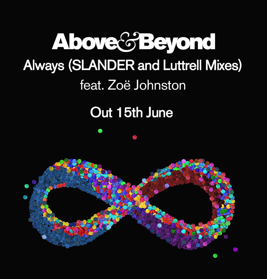 luttrell_music's tweet photo. It was an absolute honor to do a remix for @aboveandbeyond (and work with beautiful vocals from Zoë Johnston)! My remix of ‘Always’ is out this Friday :) https://t.co/XdLrVhxIUE
