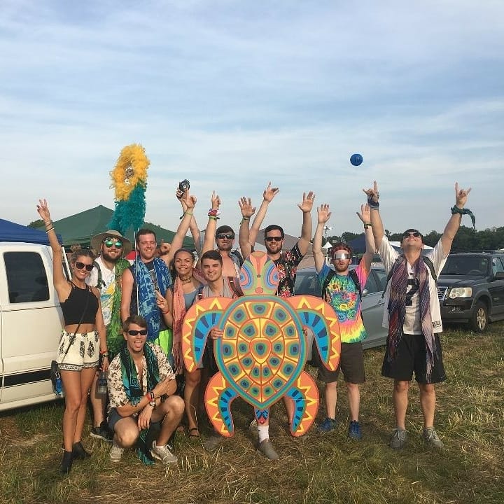 DeadTurtleVodka's tweet photo. Dead Turtle takes on The Farm!  #Bonnaroo #deadturtlevodka #comeoutyourshell #drinkdeadturtle https://t.co/RdT1PbAABK