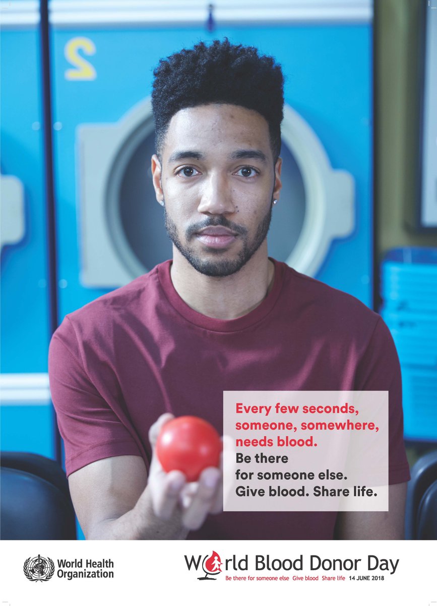 WHOTLS's tweet photo. On 14 June, the world celebrates World Blood Donor Day. It serves to thank voluntary, unpaid blood donors for their life-saving gift of blood and to raise awareness for regular blood donations to ensure the quality, safety &amp; availability of blood
#WorldBloodDonorDay2018 #WBDD2018 https://t.co/TTIId5i6eX