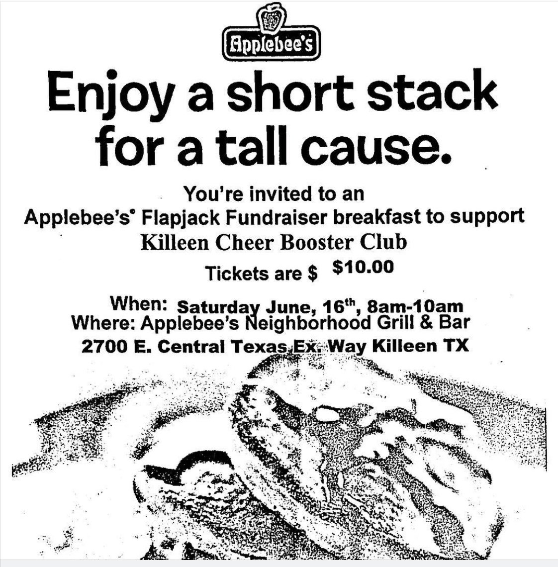 PLEASE COME OUT AND SUPPORT OUR ROO CHEERLEADERS 📣 AND HAVE SOME PANCAKES 🥞!!!