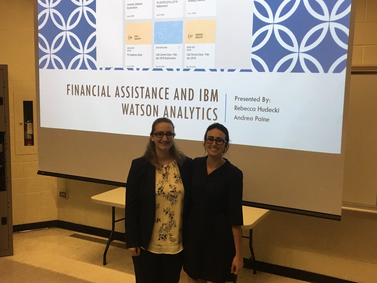 kerrimoreno16's tweet image. Great presentation today @MohawkCollege students turning raw data into new insight #watsonanalytics #ibmcanada
