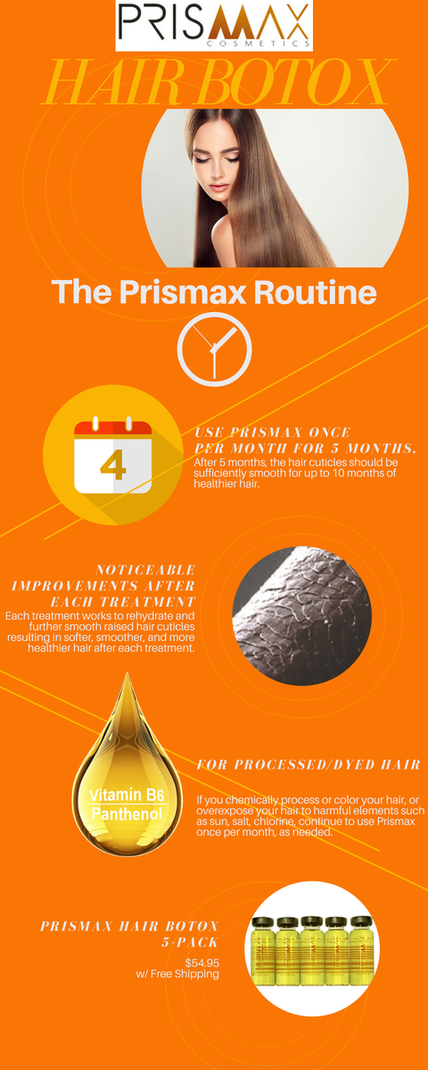 PrismaxUSA's tweet photo. The Prismax Hair Botox Routine. Learn about the hair restoration process. #prismax #hairbotox #hairrepair #hairmask #hairtreatment #haircare #hairtips #coloredhair #hairdye #hairdyeaddicts #processedhair #haircaretips #hairhelp #hairdiy https://t.co/jul2XESuRd