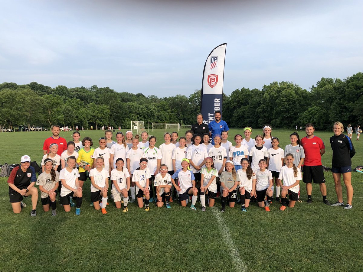 On the same day that <a href="/ussoccer/">U.S. Soccer</a> wins the FIFA WC 2026 bid we host US Soccer Girls Training Center for PA/NJ/MD. Pretty cool!! 🇺🇸 #RiseWithUs