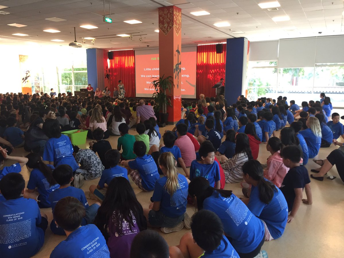 kmsutton222's tweet photo. Ready to farewell another year. Best wishes to Ss moving up to middle school, and those leaving for destinations around the world. #learnISB https://t.co/9IwRQkL7UY