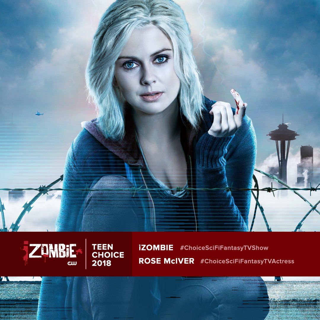 CWiZombie's tweet photo. Great minds think alike! Vote for all their #TeenChoice nominations!
@CWiZombie for #ChoiceSciFiFantasyTVShow 
@imrosemciver for #ChoiceSciFiFantasyTVActress https://t.co/gvDW7OcIxc
