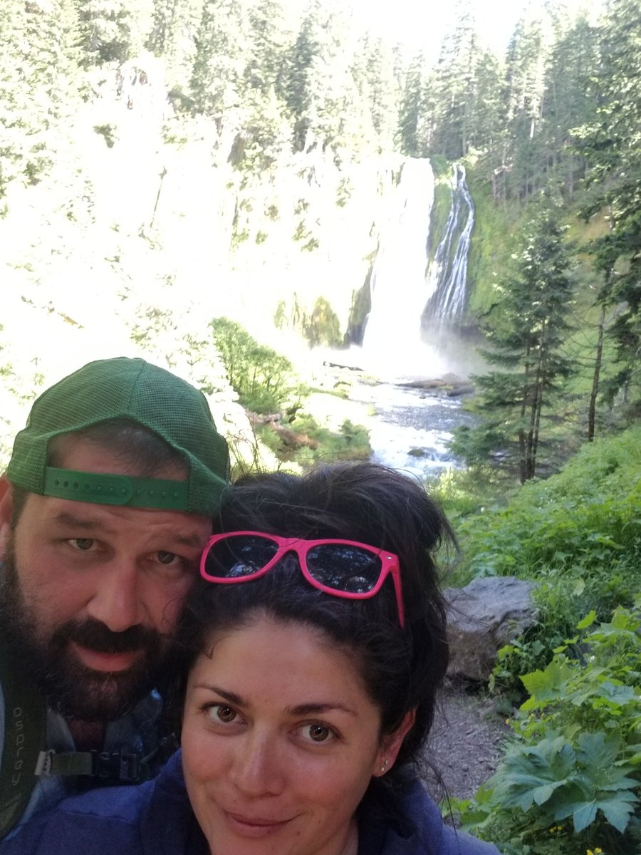 NomaditAgain's tweet photo. Another successful day of waterfall chasing before our "weekend" ends. Sydney had a blast as we were solo hiking.
#waterfalls #chasingwaterfalls #craterlakejobs #workcamping #beauty #nature #hiking #dogfriendly #gooutside #oregon #umpquariverwaterfalls #fulltimerv #nomaditagain https://t.co/ZoB6txf1Xd