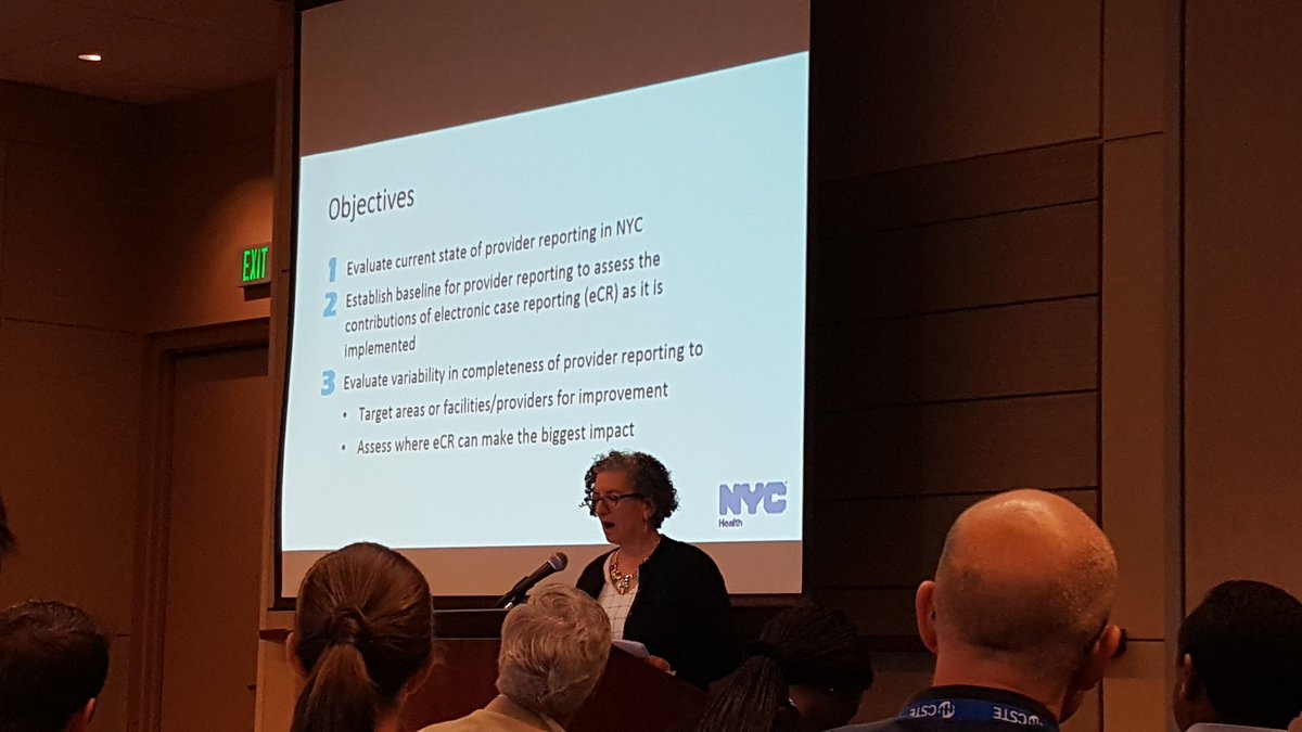PamSchwartzMPH's tweet image. NYC presenting on eCR #CSTE2018 #maven #publichealthinformatics