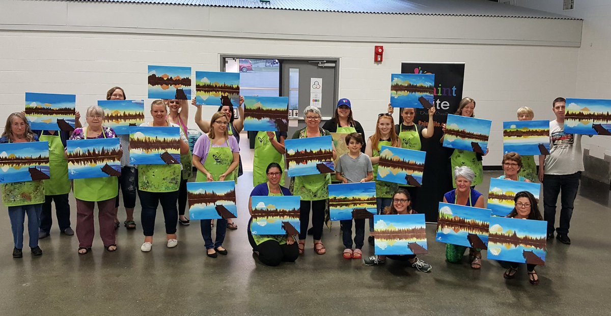 Such a fun night @Kinbridge paint night! So much talent in one room