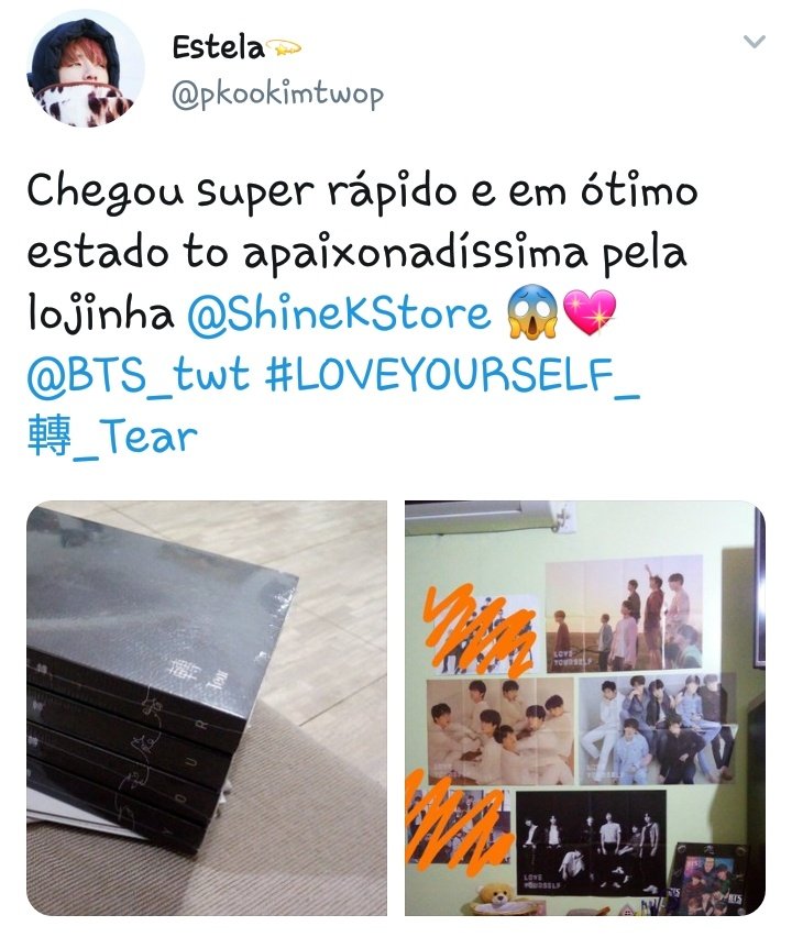 ShineKStore's tweet photo. BTS - Love Yourself Tear https://t.co/NdZNxI9INH