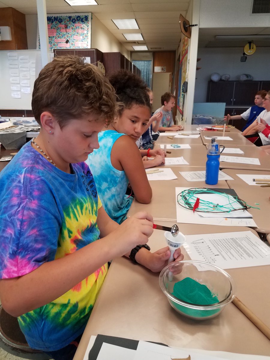 Mr_d_Hampden's tweet image. Third day of @CV_Eagle_Fndn Using Your Senses to Experience History camp. We played colonial games &amp;amp; learned new skills. They ate like soldiers, then like generals. They made &quot;gun powder&quot; cartridges and learn to speak like 18th century colonists. #CVproud #InteractiveHistory