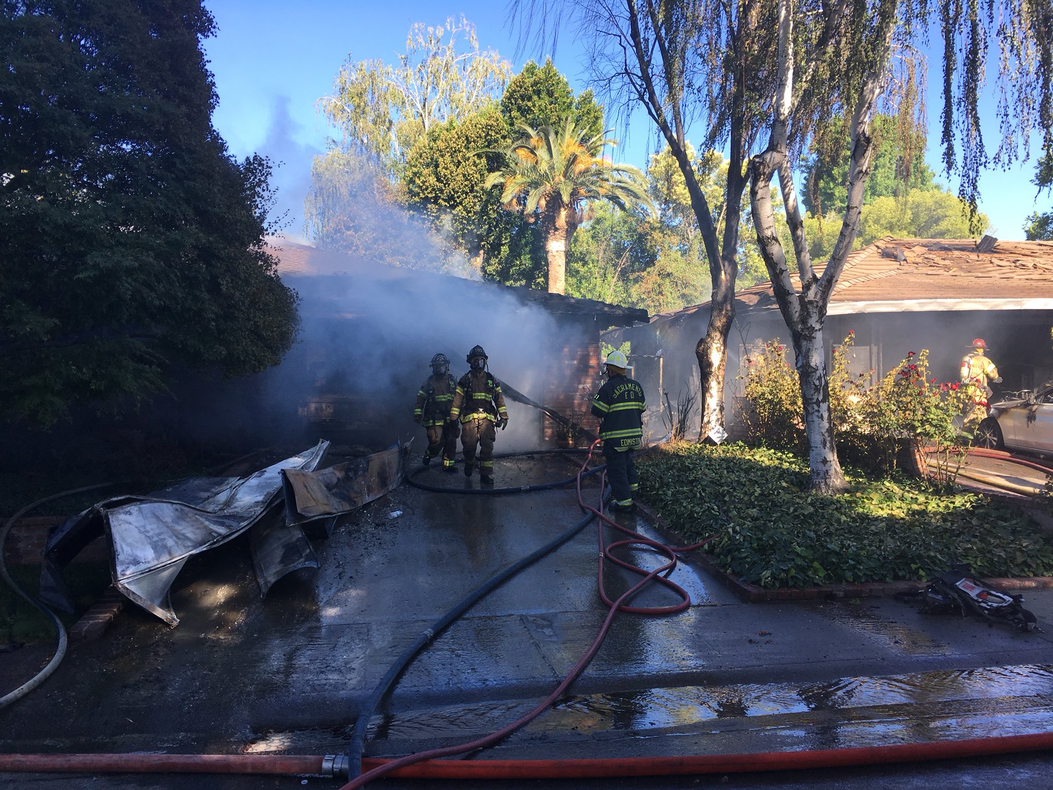 Sacramento Fire on Twitter "UPDATE ** A firefighter from metrofirepio