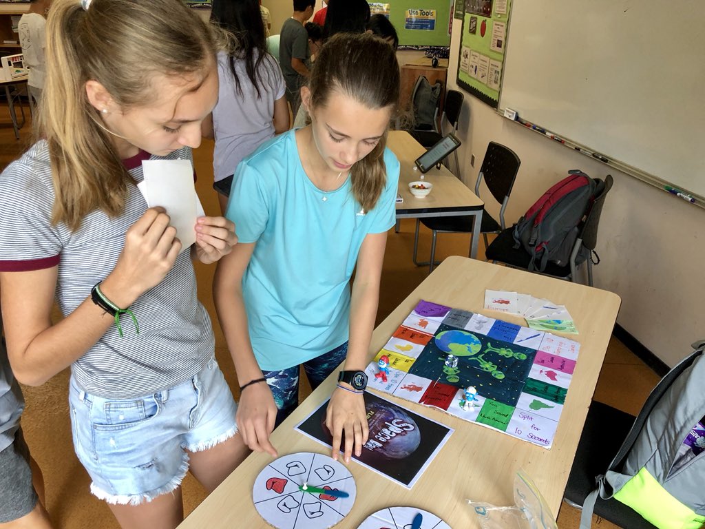 jacob7694's tweet photo. Grade 7 students exploring theoretical vs experimental probabilities through self-designed games. #sisrocks #sismath https://t.co/kuildiDIHy