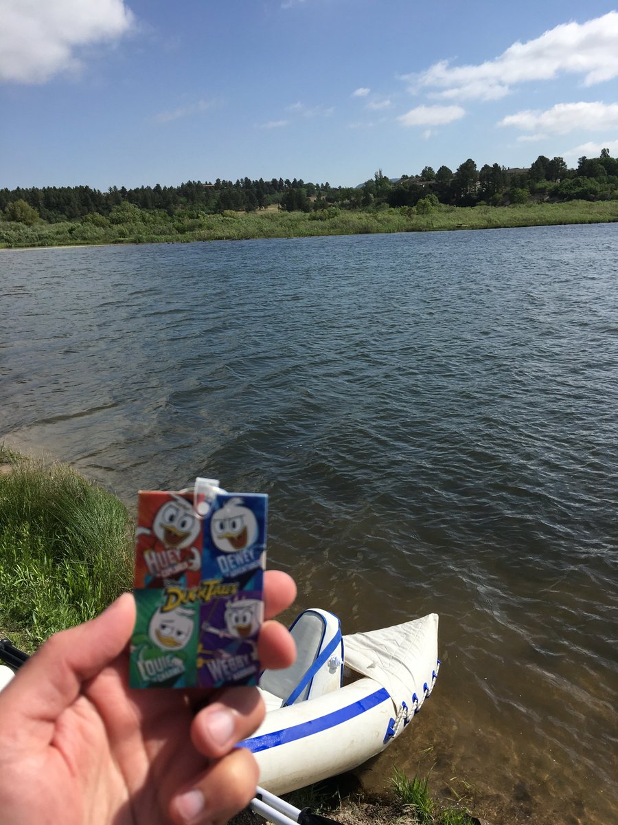 benjigoodrich's tweet photo. I took the @GoGeocaching trackable #DuckTalesCache on a boating adventure and then dropped it off at a cache in Castle Rock, CO along a beautiful trail. https://t.co/dgGChOqsDn