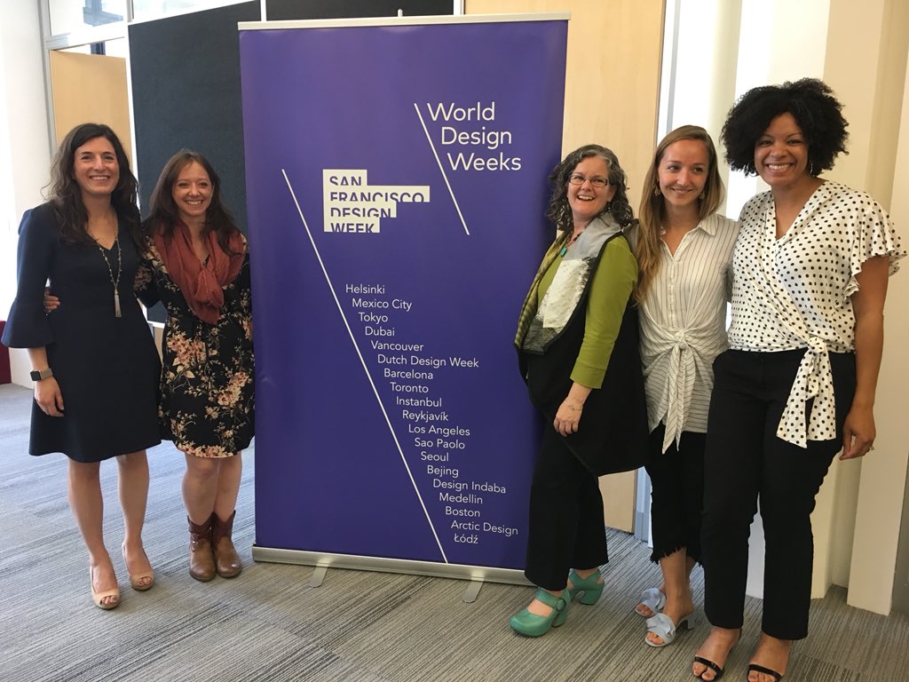 StephAWade's tweet image. So honored to be a part of the panel of amazing female #government #designers during our @BloombergCities @sfdesignweek event today - ya girl power 💪 @AmandaDaflos @kerry_atx ryann hoffman kweilian waller