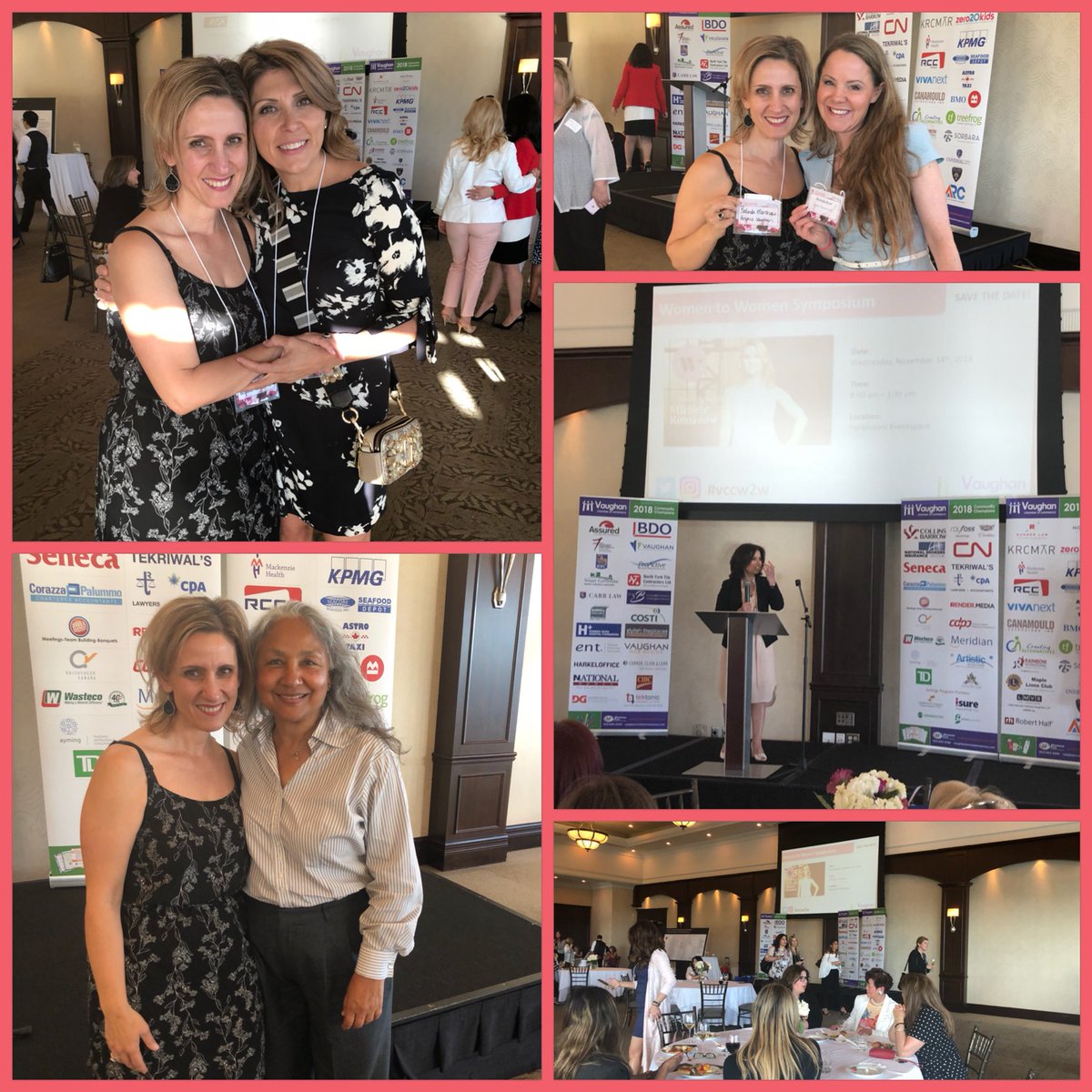 HospiceVaughan's tweet photo. Hospice ED Belinda honoured to be with @MGTatangelo @sundersingh_lrc and many #amazing #women @VaughanChamber womens night! Wonderful to network with #powerofwomen
#vccw2w #business #community #philantropy #makecontacts https://t.co/7h2a8AiwKQ