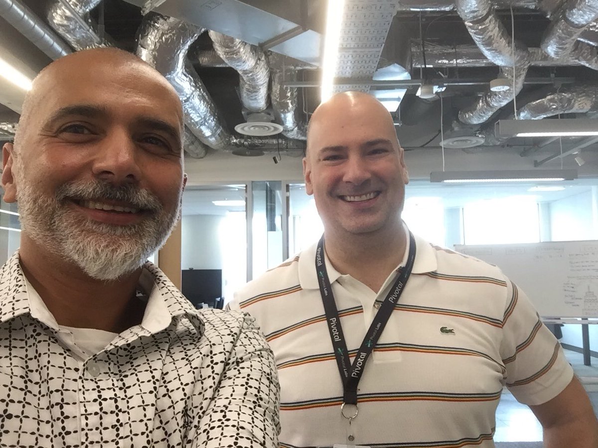 ravigadhia's tweet image. Great breakfast conversation with @moredeploys at #PivotalLabs Tokyo.  Loved the pride-themed standup!