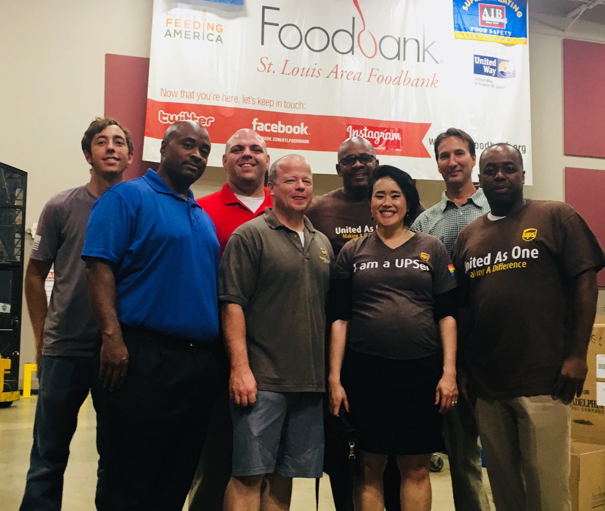 Missouri PE team helped pack 7680 lbs of food for the hungry at the St Louis Foodbank today.  What a privilege.