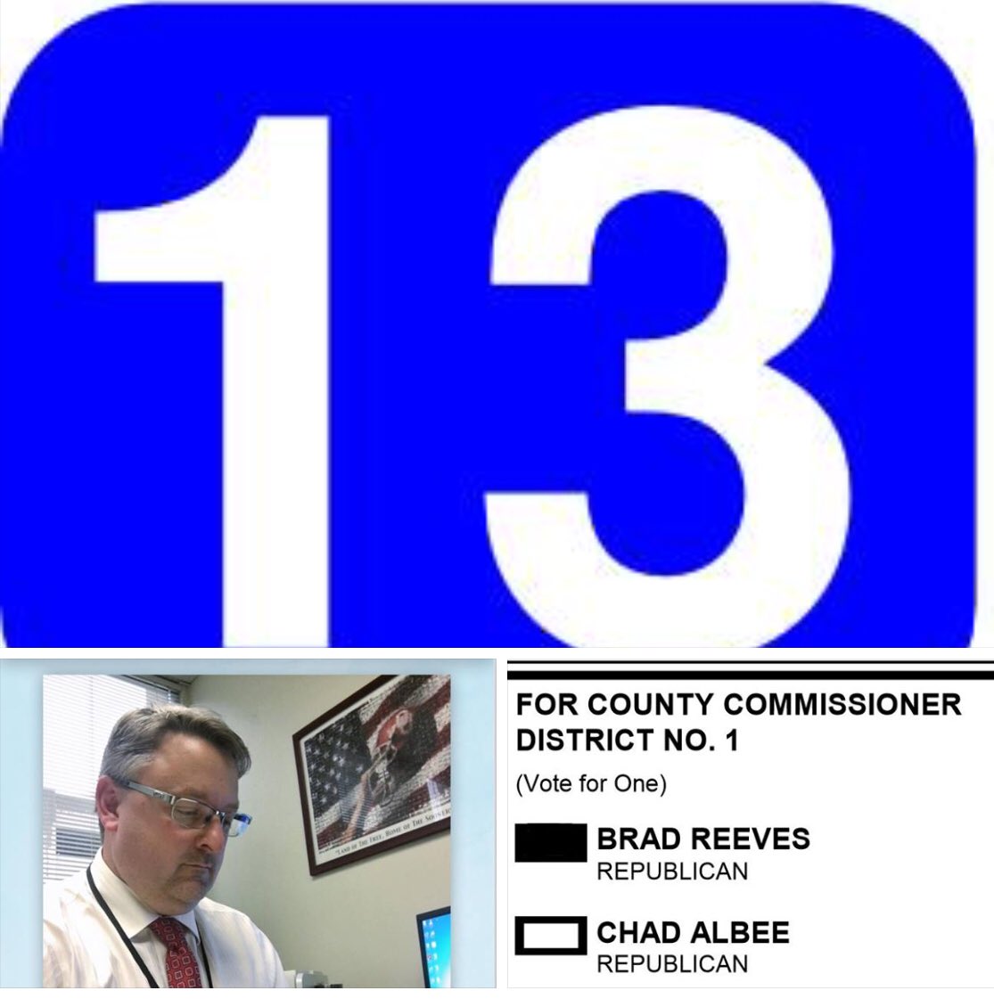 StephaniesStuf1's tweet photo. In just 13 short days we will be heading to the polls again!!!  There will be various selections on our ballots.  I'm asking if you live in Oklahoma County District 1 please vote for Brad Reeves for Oklahoma County Commissioner!!!  Thank you in advance for your support!!! https://t.co/magXWVFgGX
