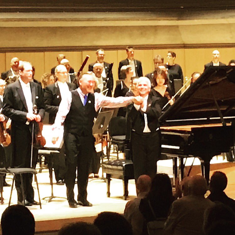 <a href="/JonKimuraParker/">JonKimuraParker</a> with <a href="/TorontoSymphony/">Toronto Symphony</a> in Gershwin’s Concerto in F. Oscar Peterson’s Blues Etude as an encore. Blew the roof off!