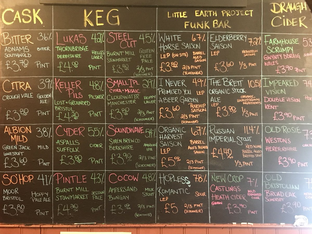 EdwardstoneWH's tweet image. Full opening beer list!