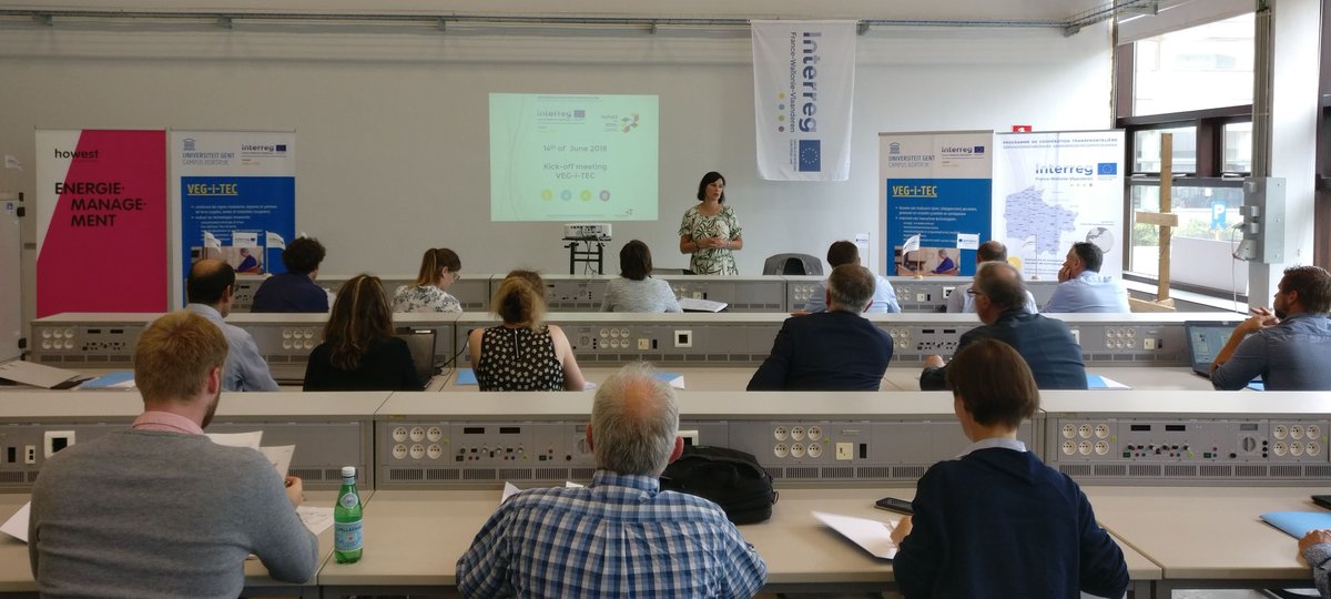 ENMhowest's tweet image. #kickoff meeting for the sector organisations #VEGiTEC @interreg_gotoS3 @InterregFWVL #Howest #UGent #Kortrijk #Inra #Adrianor